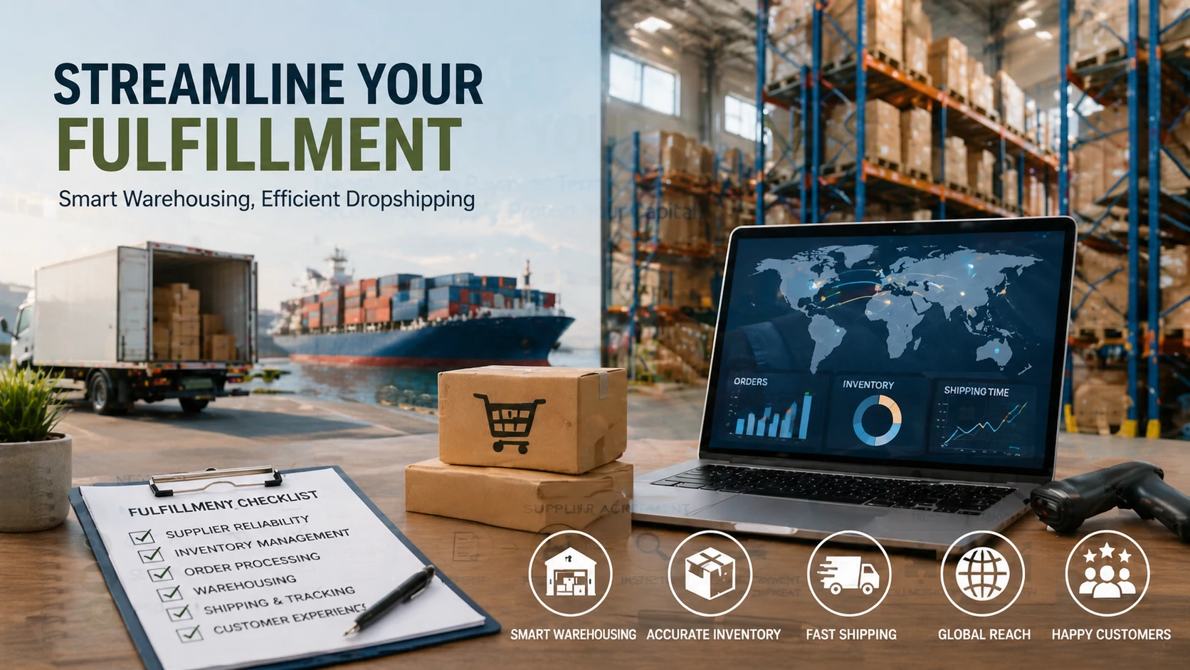 Do Chomhlíonadh a Shimpliú: Seicliosta le haghaidh Trádstóráil agus Dropshipping tSín